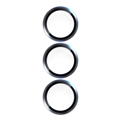 (Уценка) BLUEO Camera lens Armor metal для камеры Galaxy S23 | S23 Plus, Black (3 шт)