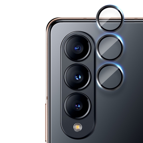 (Уценка) BLUEO Camera lens Armor metal для камеры Galaxy S23 | S23 Plus, Black (3 шт)