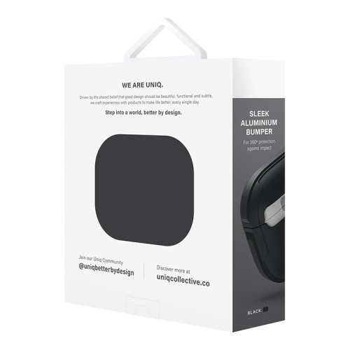 Чехол Uniq Valencia для AirPods 3 (2021), черный