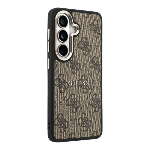 Guess для Galaxy S26+ чехол PU 4G Classic metal logo & Camera Hard Brown (MagSafe)