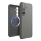 Elago для Galaxy S26+ чехол Magnetic Silicone Medium Grey (MagSafe)
