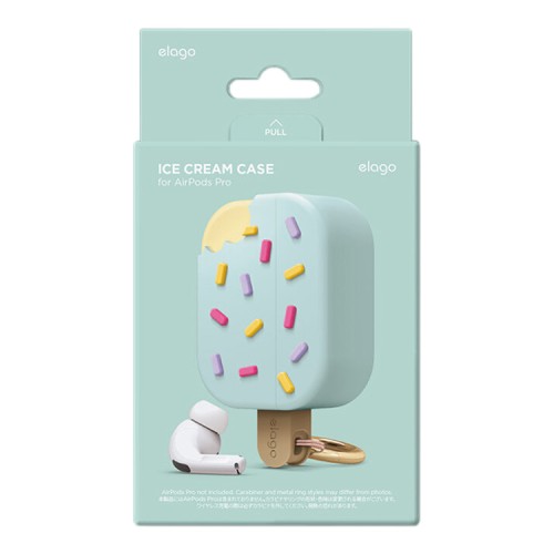 Чехол Elago Unique Ice Cream Hang case для AirPods Pro, Mint