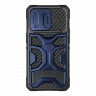 Противоударный чехол Nillkin Adventurer Pro Magnetic для iPhone 14 Pro, синий (magsafe)