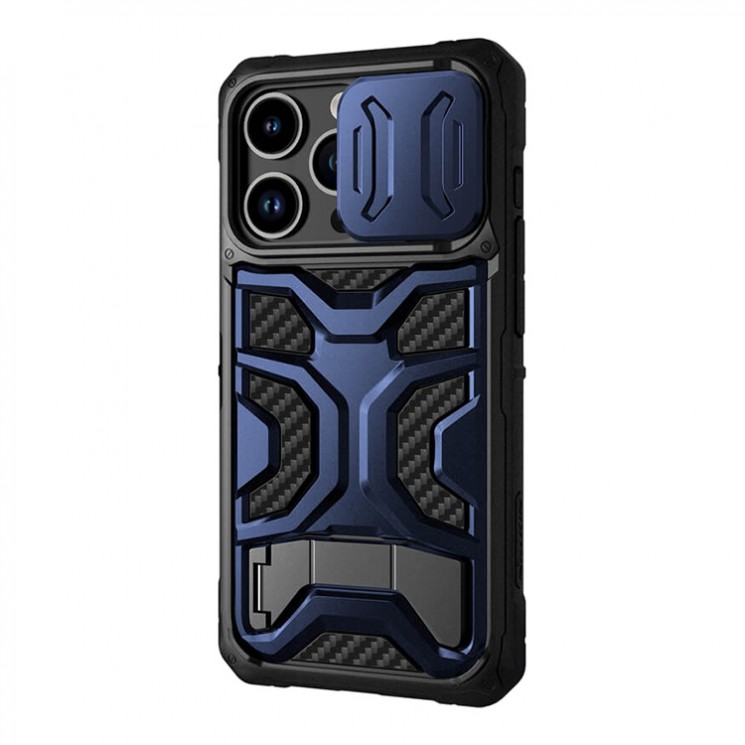 Противоударный чехол Nillkin Adventurer Pro Magnetic для iPhone 14 Pro, синий (magsafe)