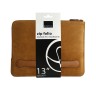 Чехол-папка Bustha Zip Folio Suede/Leather для MacBook Air/Pro 13", Mustard