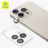 BlueO стекло для iPhone 15 Pro Camera Lens PVD stainless steel 3 шт. Grey (+install)