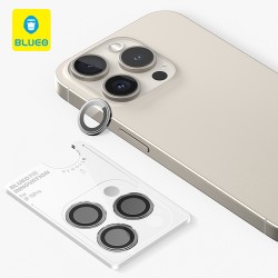 BlueO стекло для iPhone 15 Pro Camera Lens PVD stainless steel 3 шт. Grey (+install)