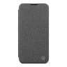 Nillkin для iPhone 15 чехол QIN Pro (Cloth) Booktype Classical Grey