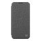 Nillkin для iPhone 15 чехол QIN Pro (Cloth) Booktype Classical Grey