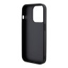 Guess для iPhone 15 Pro Max чехол Diamond Rhinestone Plate metal logo Hard Black