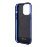 TUMI для iPhone 15 Pro чехол PC/TPU Double layer Liquid Hard Navy (MagSafe)