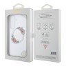 Guess для Galaxy S24+ чехол PC/TPU Flowers Wreath Hard Transparent (MagSafe)