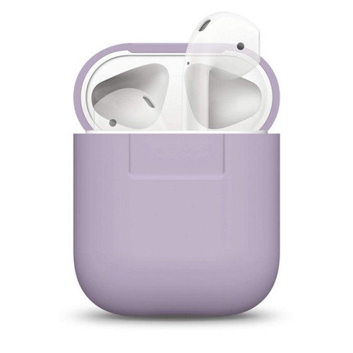 Чехол Elago Silicone case для AirPods 1/2, фиолетовый (lavender)