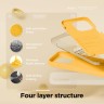 Elago для iPhone 15 Pro чехол Soft silicone (Liquid) Sunshine