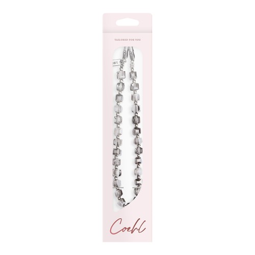 Uniq COEHL Candy Gem Charm Handstrap подвеска на телефон из бисера, Sparkling Silver