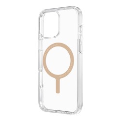 Uniq для iPhone 16 Pro чехол Clario Champagne Gold (MagSafe)