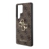 Guess для Galaxy S25 Ultra чехол PU 4G Big metal logo Hard Brown