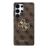Guess для Galaxy S25 Ultra чехол PU 4G Big metal logo Hard Brown