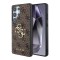 Guess для Galaxy S25 Ultra чехол PU 4G Big metal logo Hard Brown