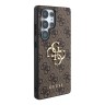 Guess для Galaxy S25 Ultra чехол PU 4G Big metal logo Hard Brown