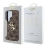 Guess для Galaxy S25 Ultra чехол PU 4G Big metal logo Hard Brown