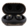 Guess Наушники TWS Bluetooth 4G with Classic Metal logo ENC Brown