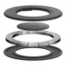 Uniq магнитный держатель SnapMount Magnetic Mount Kit Mist Grey/Charcoal