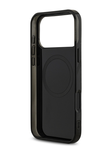 AMG для iPhone 17 Pro Max чехол IML Double layer Rhombs Hard Black/Red (MagSafe)