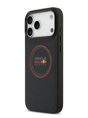 Red Bull для iPhone 17 Pro Max чехол PU Meshed with Ring and Metal camera Hard Navy/Red (MagSafe)