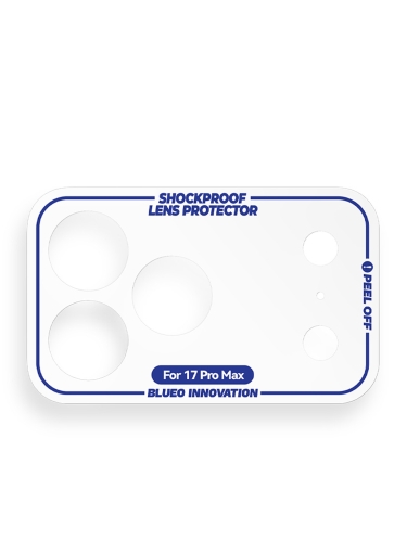 BlueO пленка для iPhone 17 Pro Max, Invisible Shock-Resistant Camera Module Clear (+installer)
