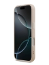 Karl Lagerfeld для iPhone 17 Pro чехол PU NFT Karl & Choupette heads Metal pin & Cam Hard Pink (MagSafe)