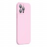 Чехол Baseus Liquid Silica Gel Protective для iPhone 13 Pro, розовый