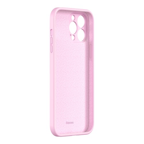 Чехол Baseus Liquid Silica Gel Protective для iPhone 13 Pro, розовый