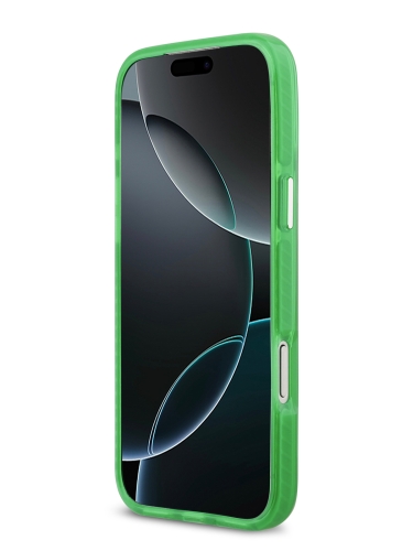 Lacoste для iPhone 17 Pro Max чехол ShockProof Lacquer Metal logo Hard Frosted Green (MagSafe)