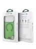 Lacoste для iPhone 17 Pro Max чехол ShockProof Lacquer Metal logo Hard Frosted Green (MagSafe)