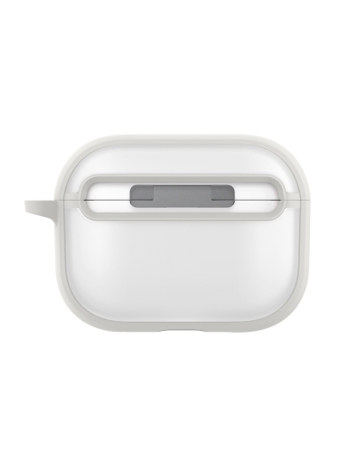 Uniq для Airpods Pro 3 чехол Veren Shockproof with carabin Chalk Frost