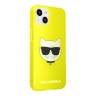 Чехол Karl Lagerfeld TPU FLUO Choupette Hard для iPhone 13, желтый