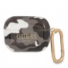 Guess Camouflage с карабином для Airpods Pro, серый GUAPUCAMG