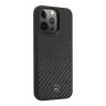 Карбоновый чехол Mercedes Dynamic Real Carbon Hard для iPhone 13 Pro Max, черный