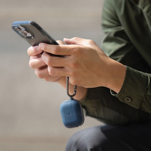 Чехол Uniq Valencia для AirPods 3 (2021), синий