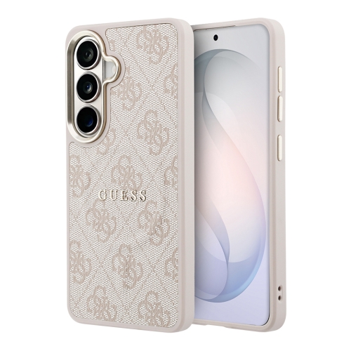 Guess для Galaxy S26+ чехол PU 4G Classic metal logo & Camera Hard Pink (MagSafe)