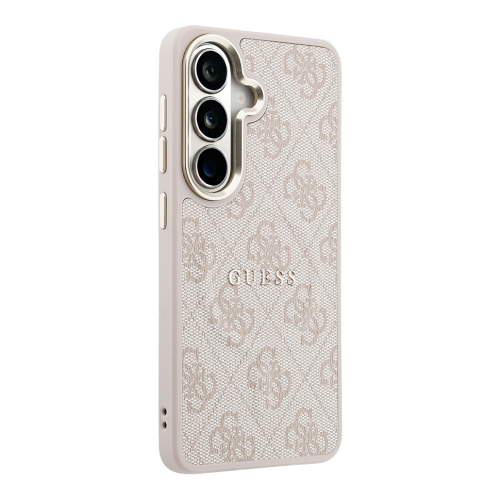 Guess для Galaxy S26+ чехол PU 4G Classic metal logo & Camera Hard Pink (MagSafe)