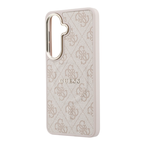 Guess для Galaxy S26+ чехол PU 4G Classic metal logo & Camera Hard Pink (MagSafe)