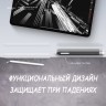 Чехол Elago Silicone для стилуса Apple Pencil 2, черный/серебристый