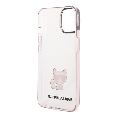 Чехол Karl Lagerfeld Choupette body TPU Hard для iPhone 14, розовый