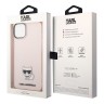 Чехол Karl Lagerfeld Choupette body TPU Hard для iPhone 14, розовый