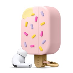 Чехол Elago Unique Ice Cream Hang case для AirPods Pro, розовый