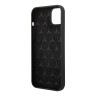 Чехол Mercedes Liquid Silicone Hard для iPhone 14, черный