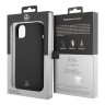 Чехол Mercedes Liquid Silicone Hard для iPhone 14, черный