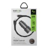 Автомобильное зарядное EnergEA Alu Drive PD20+ Kit USB-C PD/USB QC3.0 + кабель Nyloflex USB-A/USB-C (1.5 м)